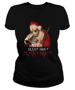 Santa Jason Voorhees silent night deadly night Christmas  Classic Ladies