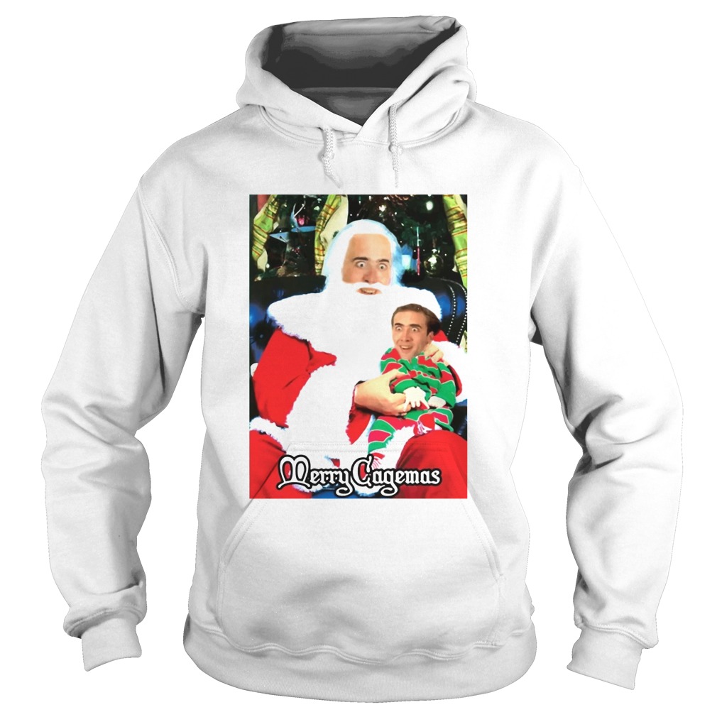 Santa Knee Nicolas Cage Merry Cagemas Hoodie