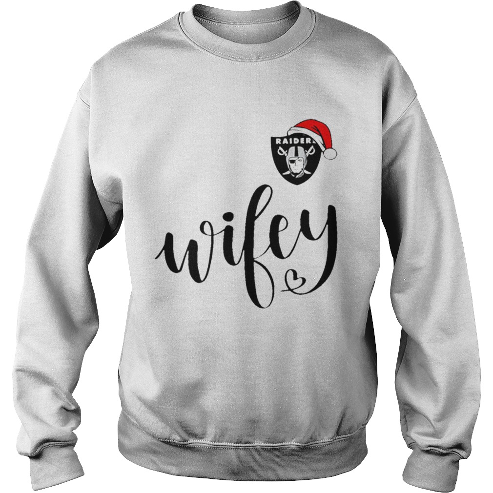 Santa Raider Oakland Wifey Sweatshirt