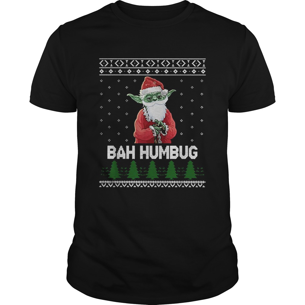 Santa Yoda Bah Humbug Christmas ugly shirt