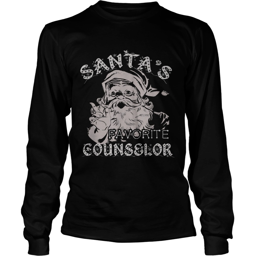 Santas Favorite Counselor Christmas LongSleeve