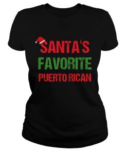 Santas Favorite Puerto Rican Funny Ugly Christmas  Classic Ladies