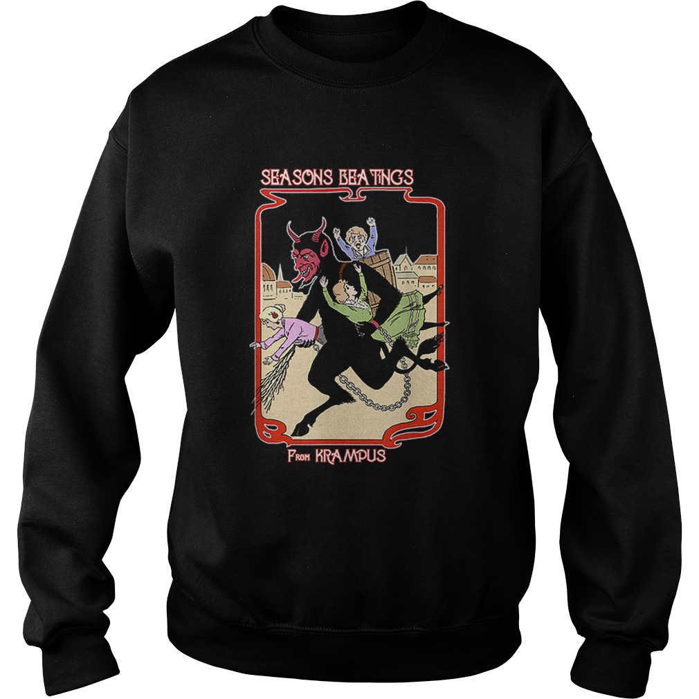 Seasons Beatings From Krampus Christmas Sweatshirt