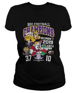 Sec Football Champions LSU Tigers Georgia Bulldogs Score December 7 2019 Atlanta  Classic Ladies