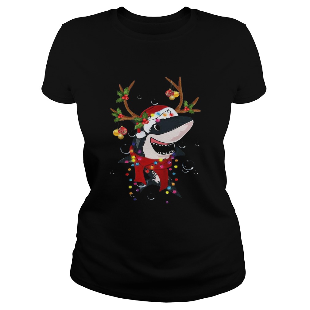 Shark Gorgeous Reindeer Christmas Classic Ladies