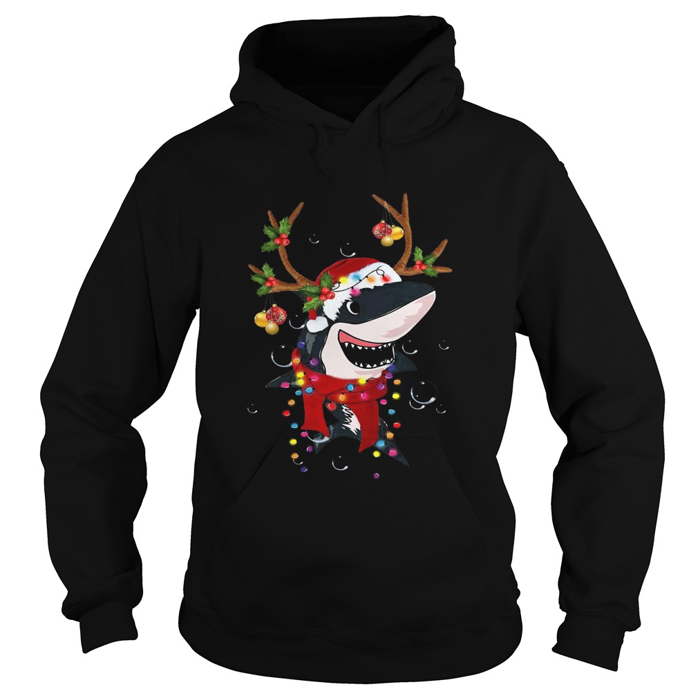 Shark Gorgeous Reindeer Christmas Hoodie