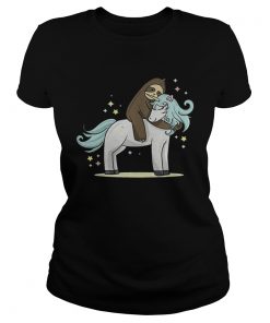 Sloth riding unicorn  Classic Ladies