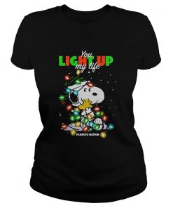 Snoopy You light up my life Peanuts nation Christmas  Classic Ladies