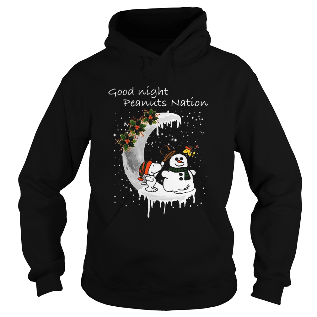 Snoopy good night Peanuts nation Christmas Hoodie