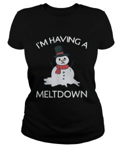 Snowman Having A Meltdown for Christmas WinterSnowman Having A Meltdown for Christmas Winter  Classic Ladies