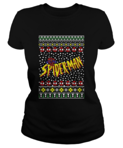 Spiderman Ugly Christmas  Classic Ladies