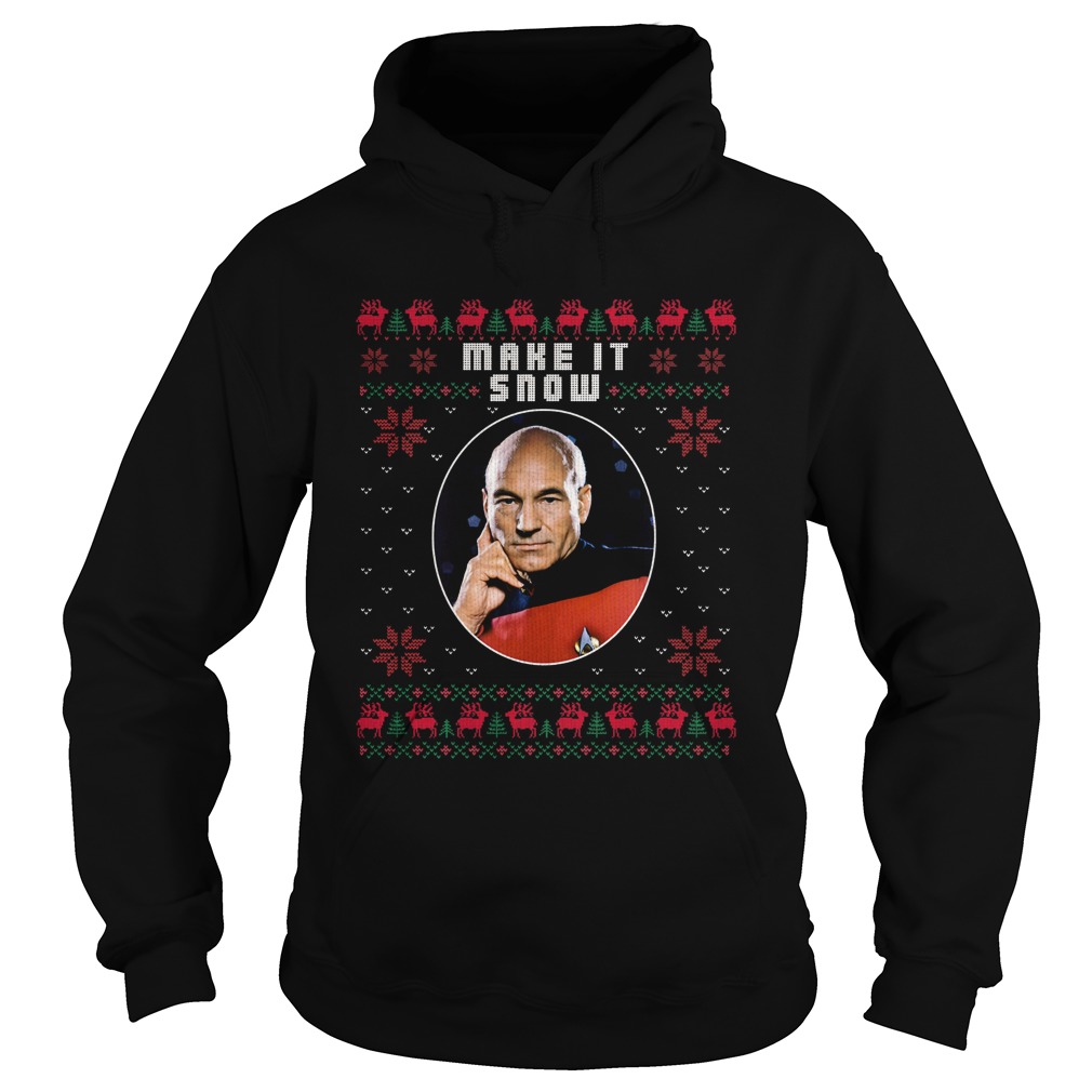 Star Trek Make It Snow Ugly Christmas Hoodie