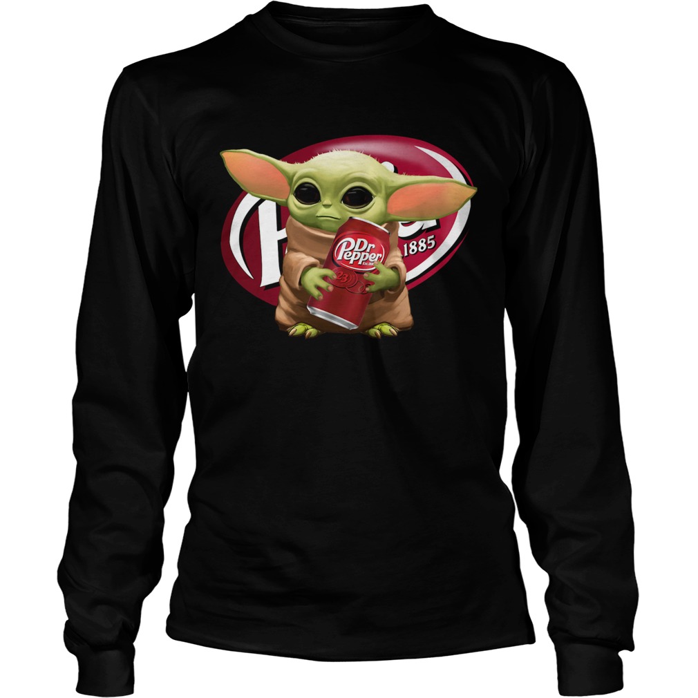 Star Wars Baby Yoda Hug Dr Pepper LongSleeve