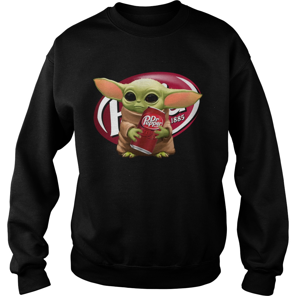 Star Wars Baby Yoda Hug Dr Pepper Sweatshirt