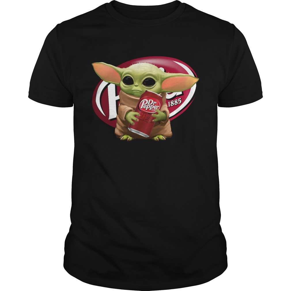 Star Wars Baby Yoda Hug Dr Pepper shirt