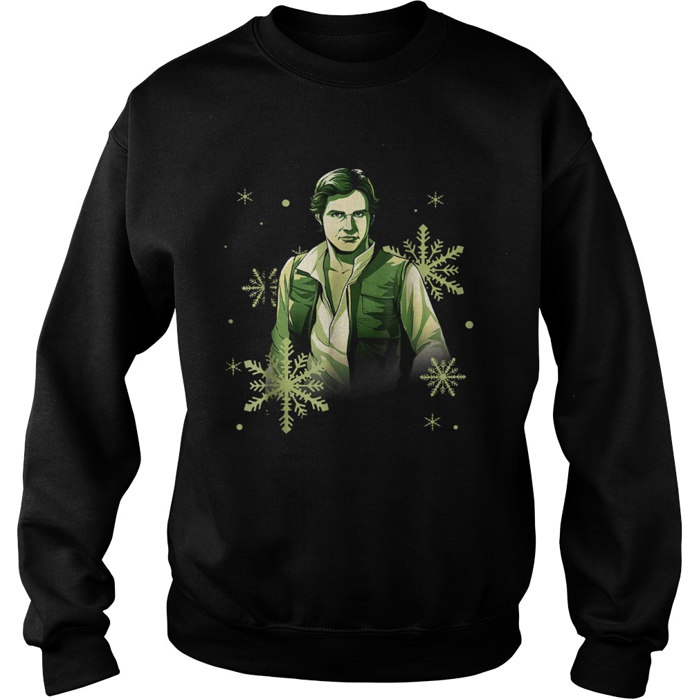 Star Wars Han Solo I Noel Christmas Snowflake Sweatshirt