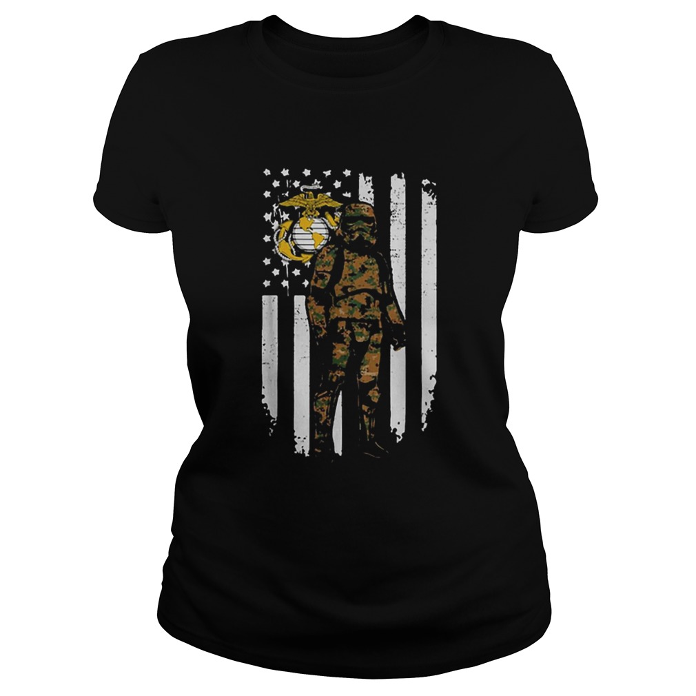 Stormtrooper America flag US Marine Corps camo Classic Ladies