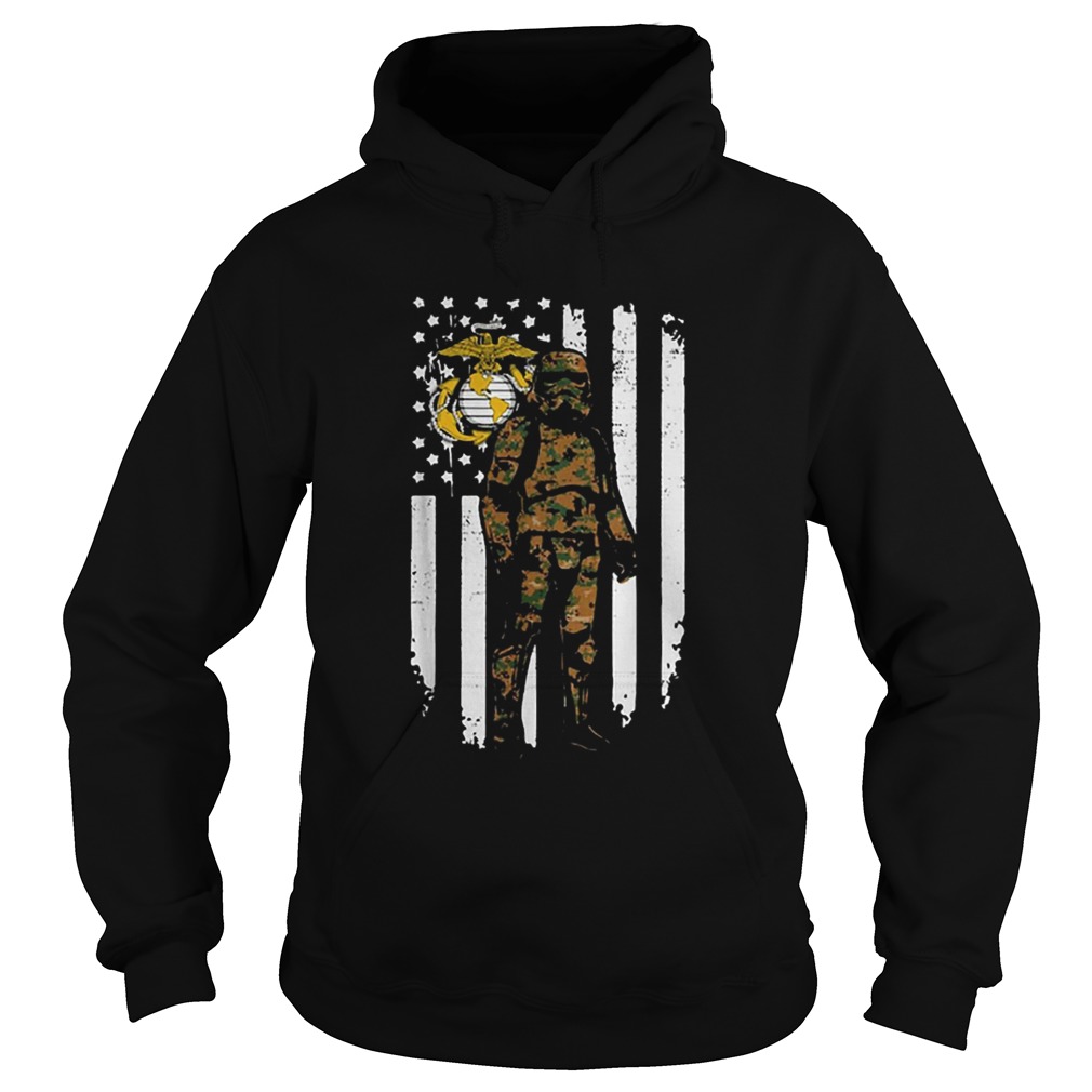 Stormtrooper America flag US Marine Corps camo Hoodie