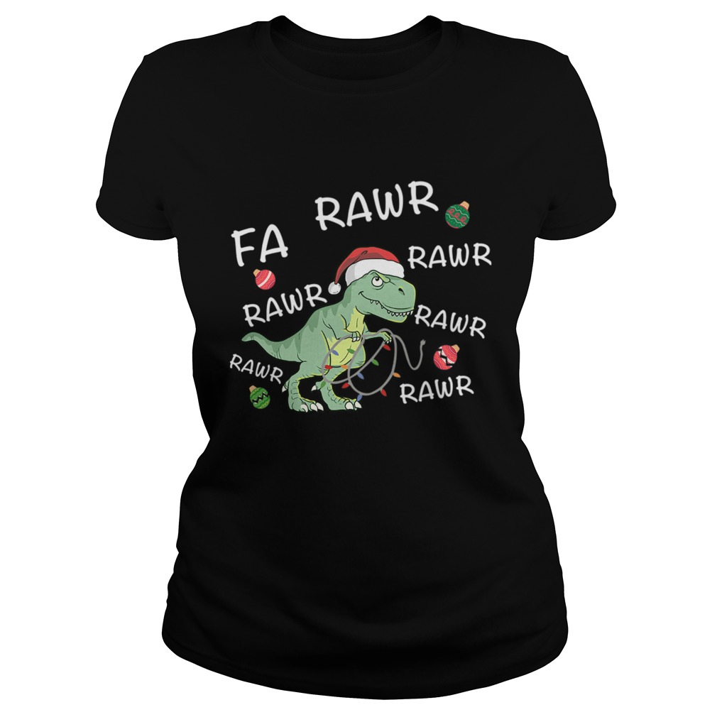 TRex Christmas Dinosaur Classic Ladies