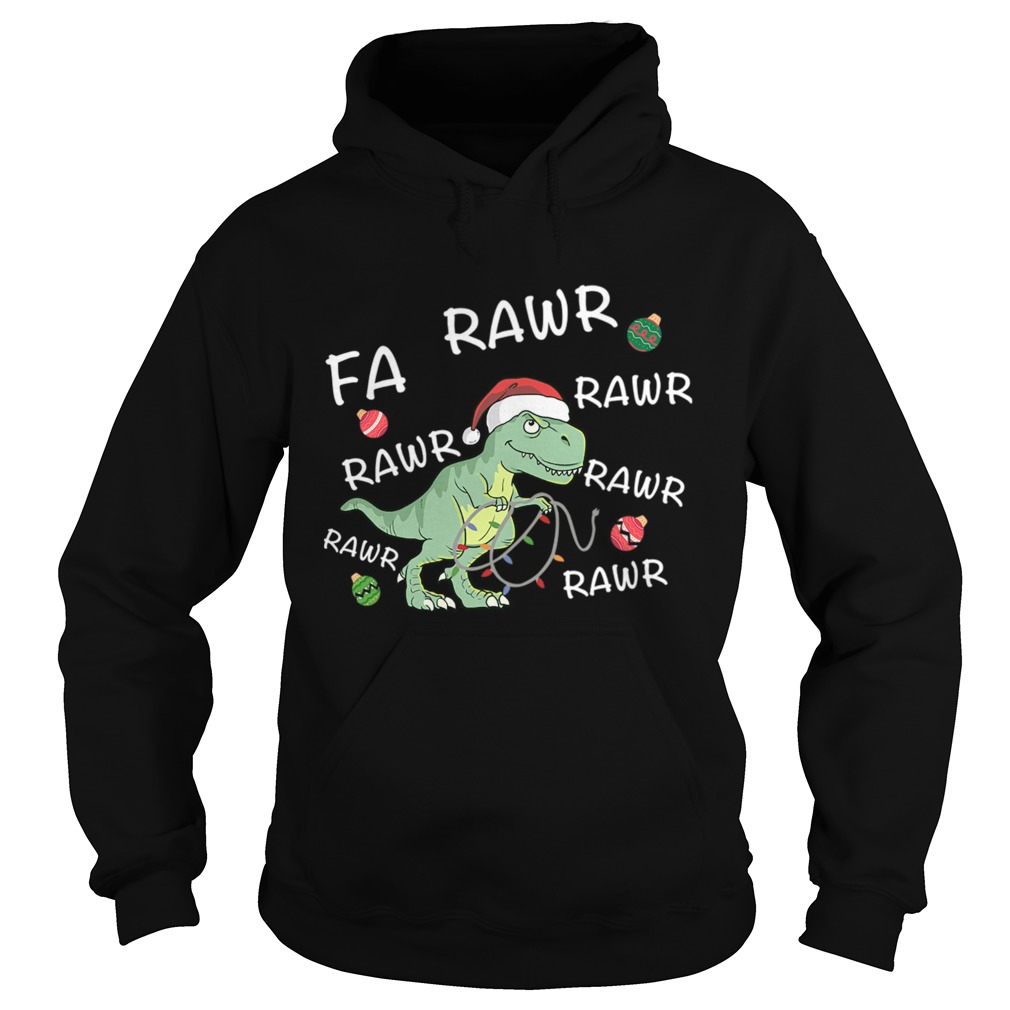 TRex Christmas Dinosaur Hoodie