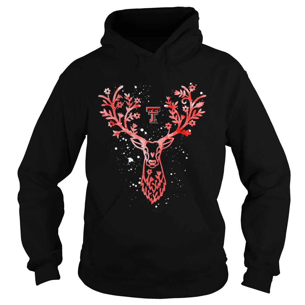 Texas Tech Red Raiders Antler Logo Alumni Graduation Hoodie