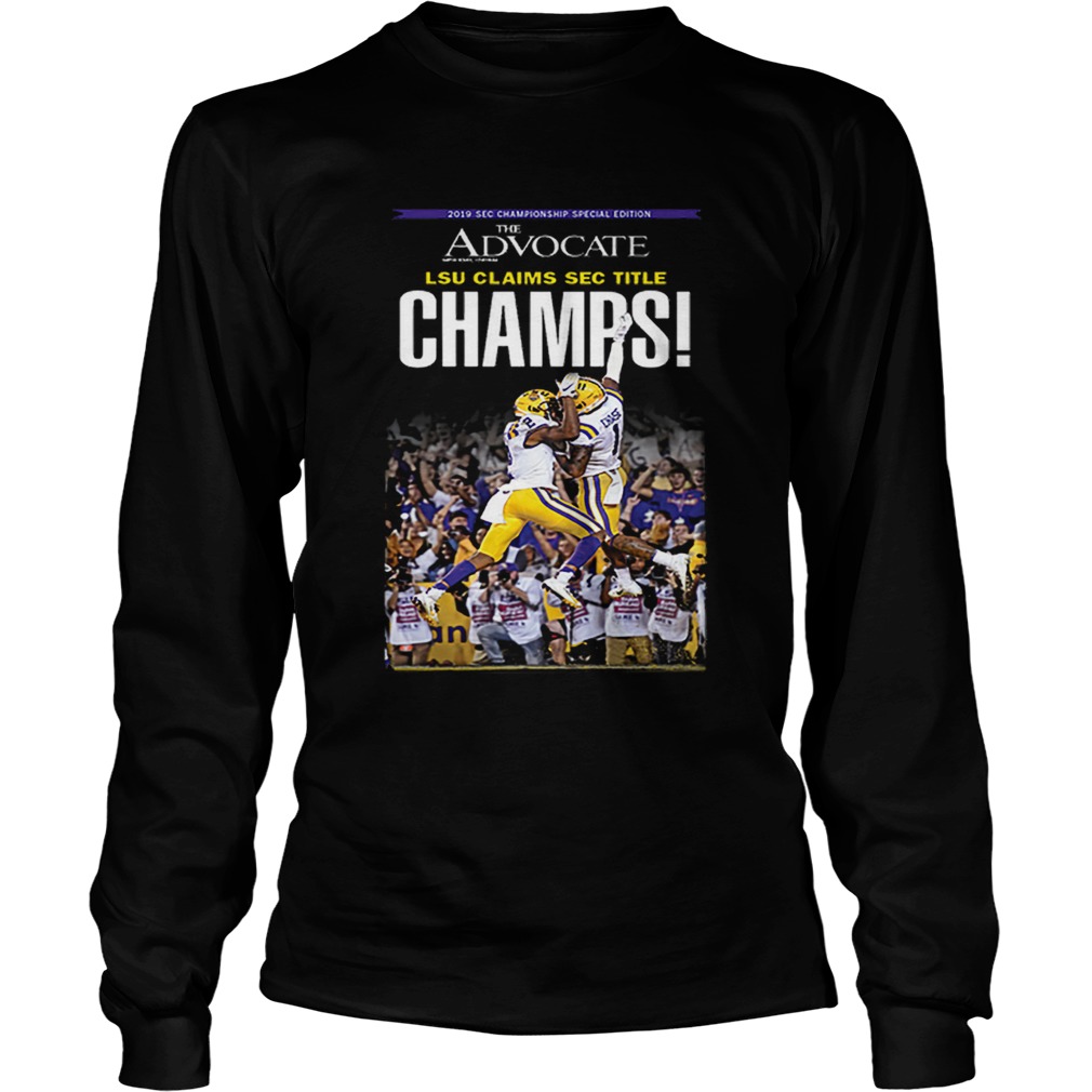 The Advocate Lsu claim sec title champs LongSleeve