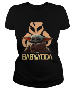 The Baby Yoda Star Wars Mandalorian Symbol Logo  Classic Ladies