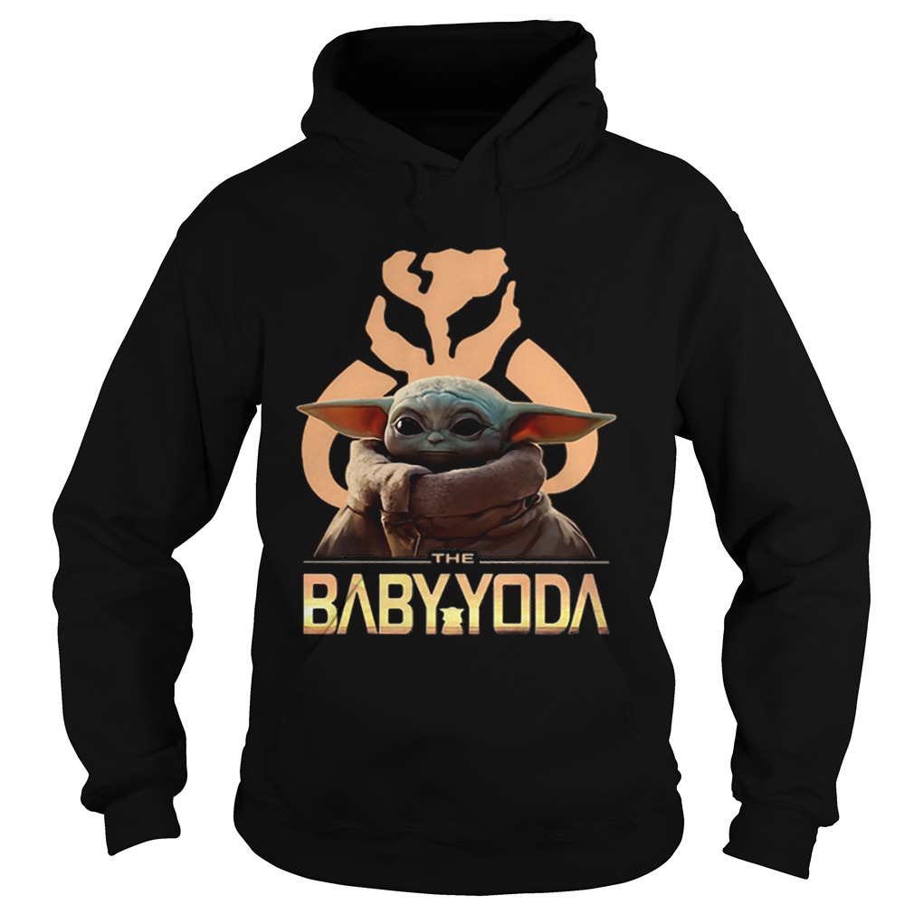 The Baby Yoda Star Wars Mandalorian Symbol Logo Hoodie