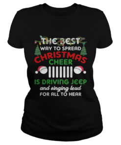 The Best Way To Spread Christmas Cheer Is Driving Jeep  Classic Ladies