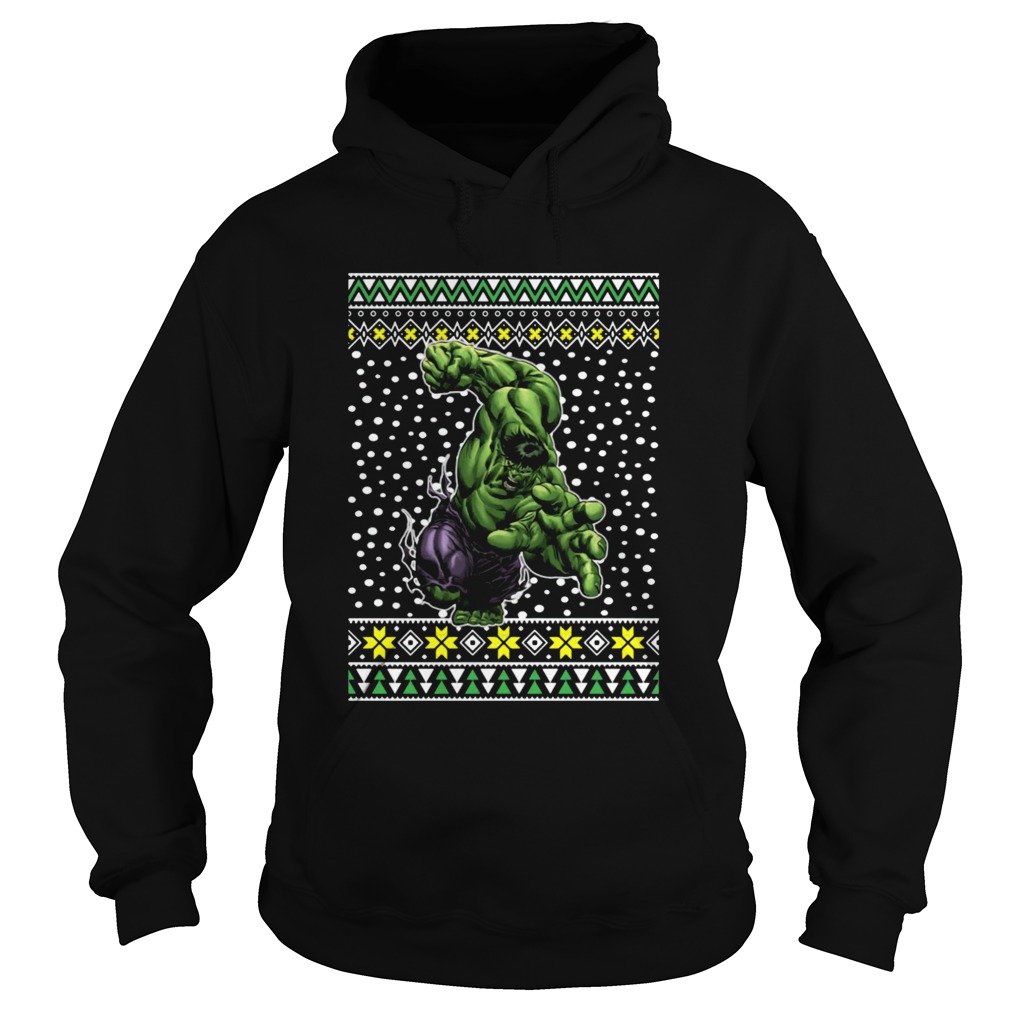 The Incredible Hulk Action Ugly Christmas Hoodie