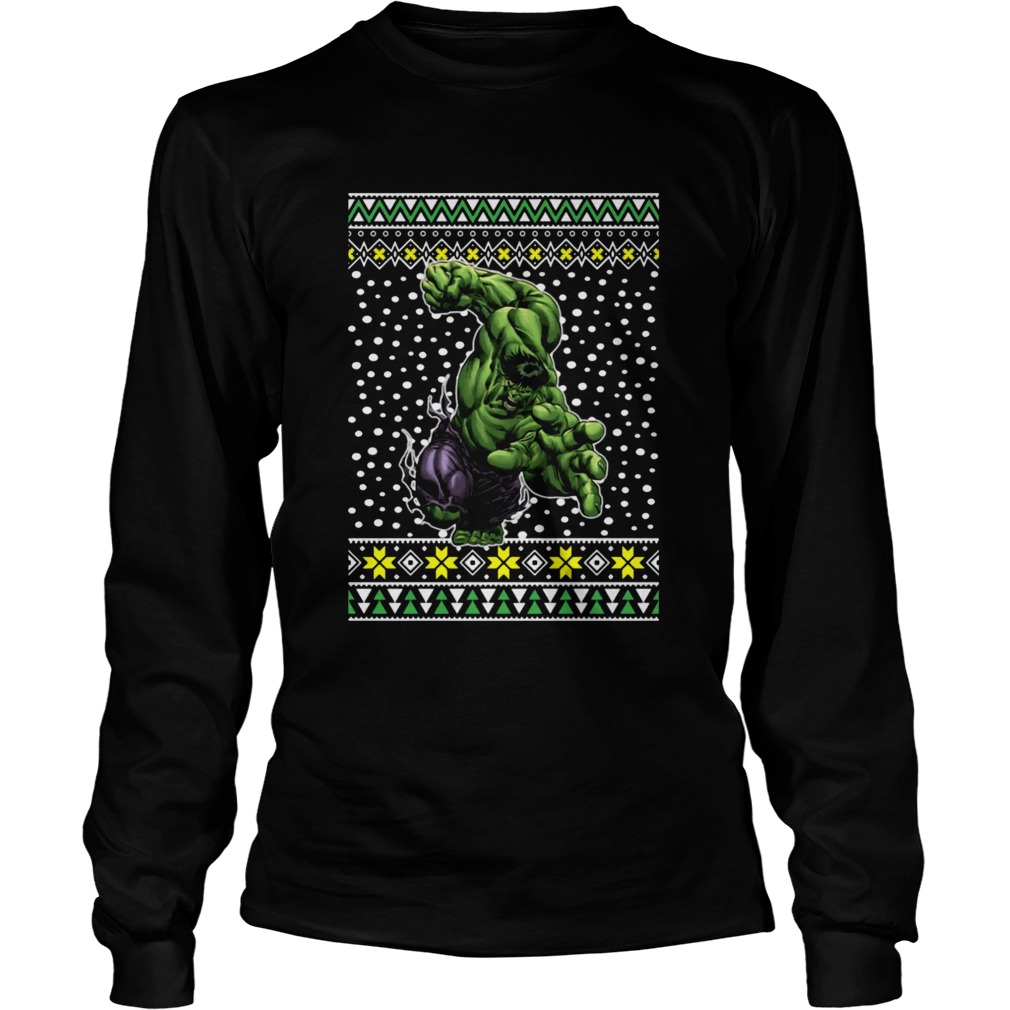 The Incredible Hulk Action Ugly Christmas LongSleeve