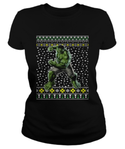 The Incredible Hulk Ugly Christmas  Classic Ladies