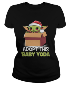 The Mandalorian Baby Yoda adopt this baby Yoda Christmas  Classic Ladies