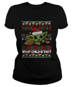 The Mandalorian Baby Yoda what child is this Christmas  Classic Ladies