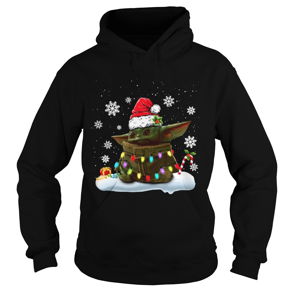 The Mandalorian baby Yoda Christmas Hoodie