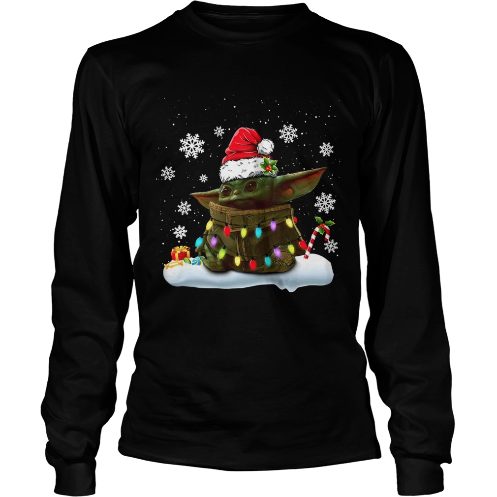 The Mandalorian baby Yoda Christmas LongSleeve