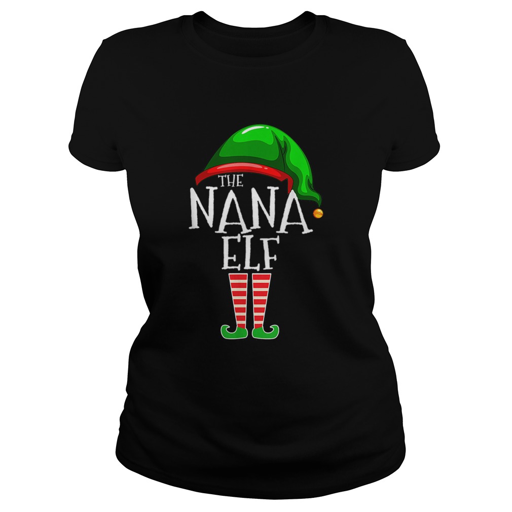 The Nana Elf Family Matching Group Christmas Classic Ladies