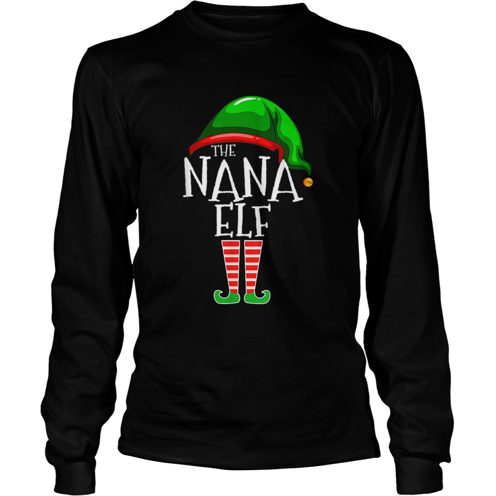 The Nana Elf Family Matching Group Christmas LongSleeve