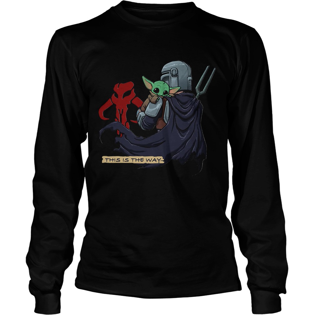 This Is The Way Baby Yoda Mandositting LongSleeve