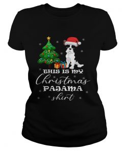 This is my Christmas Pajama French Bulldog Costume Santa Hat  Classic Ladies