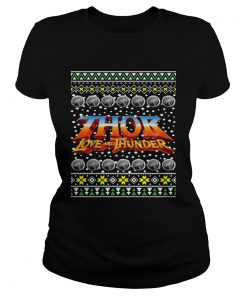 Thor Logo Ugly Christmas  Classic Ladies