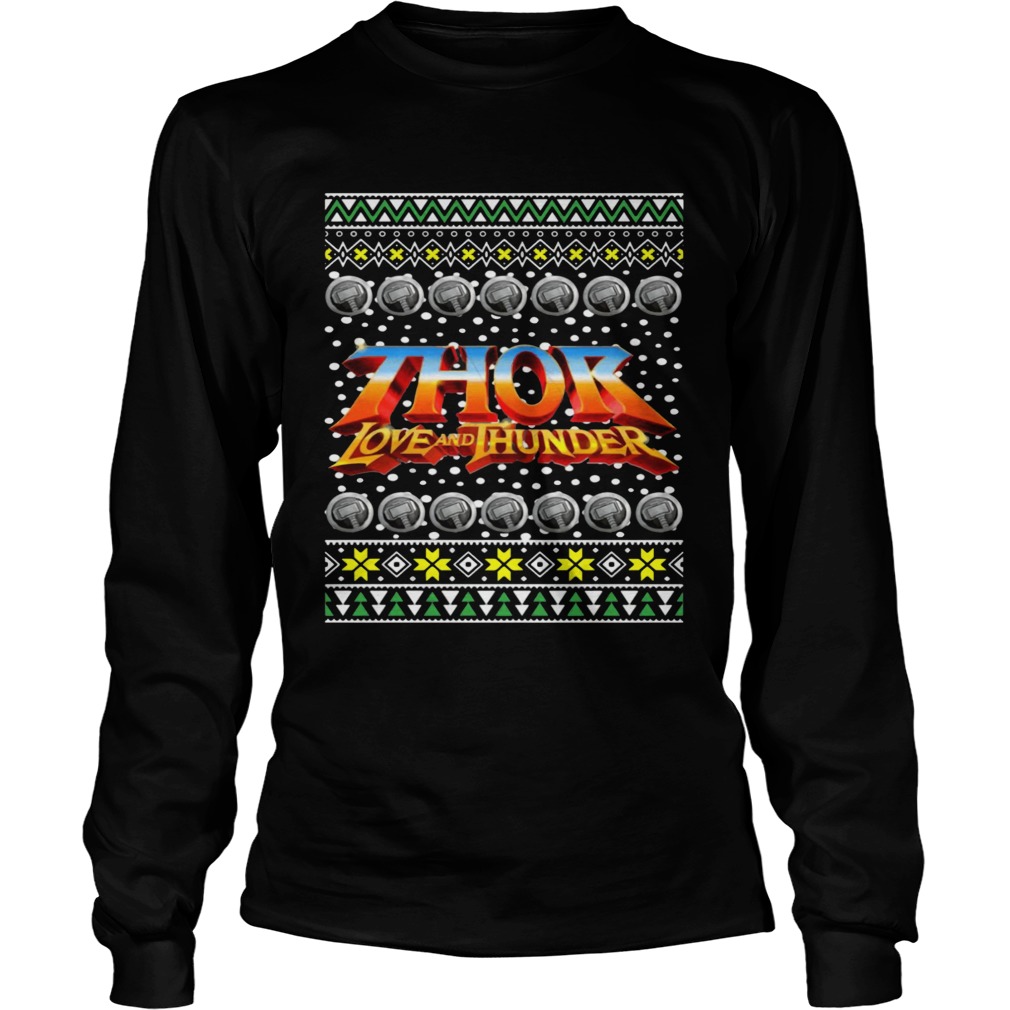 Thor Logo Ugly Christmas LongSleeve