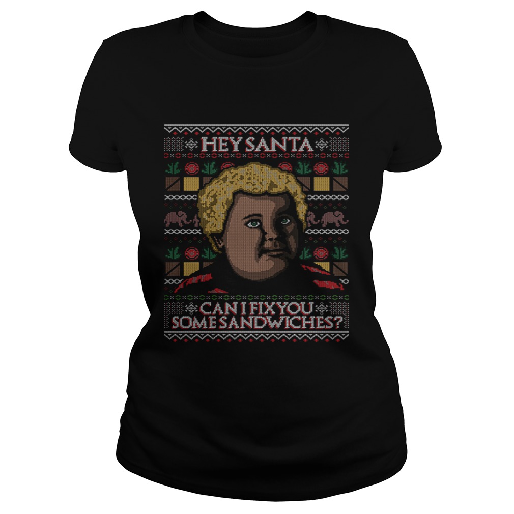 Thurman Merman Hey Santa can I fix you some sandwiches Christmas Classic Ladies