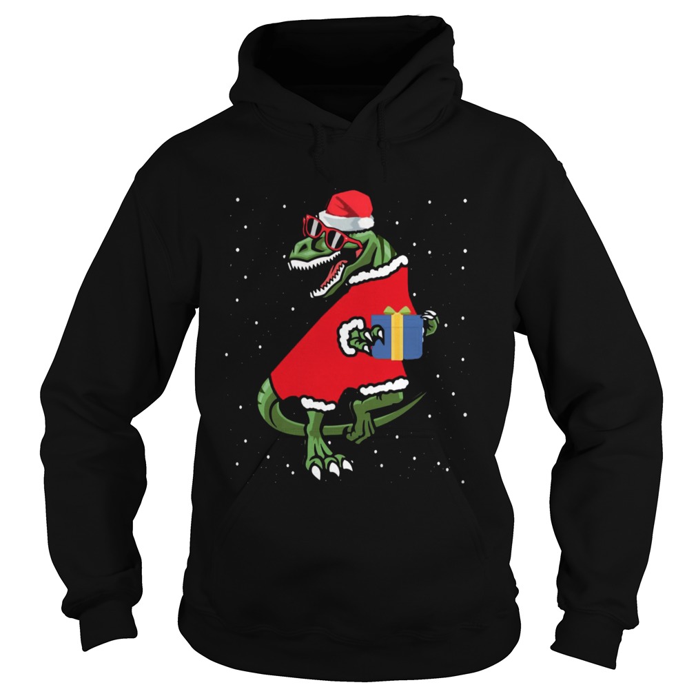 Trex christmas funny Hoodie