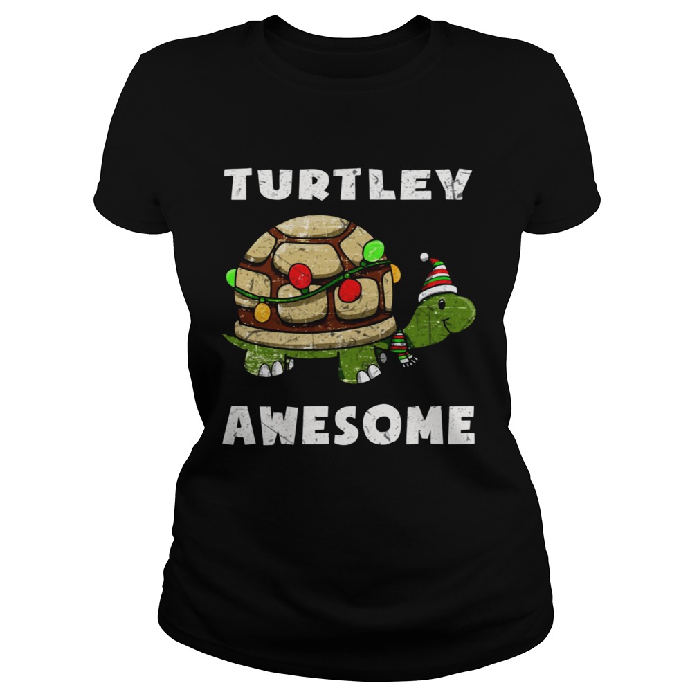 Turtley awesome christmas Classic Ladies