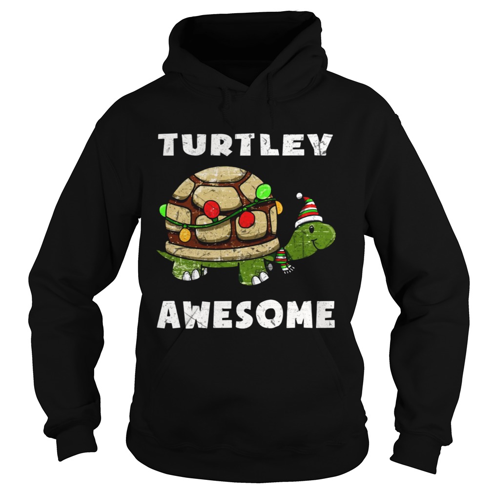 Turtley awesome christmas Hoodie