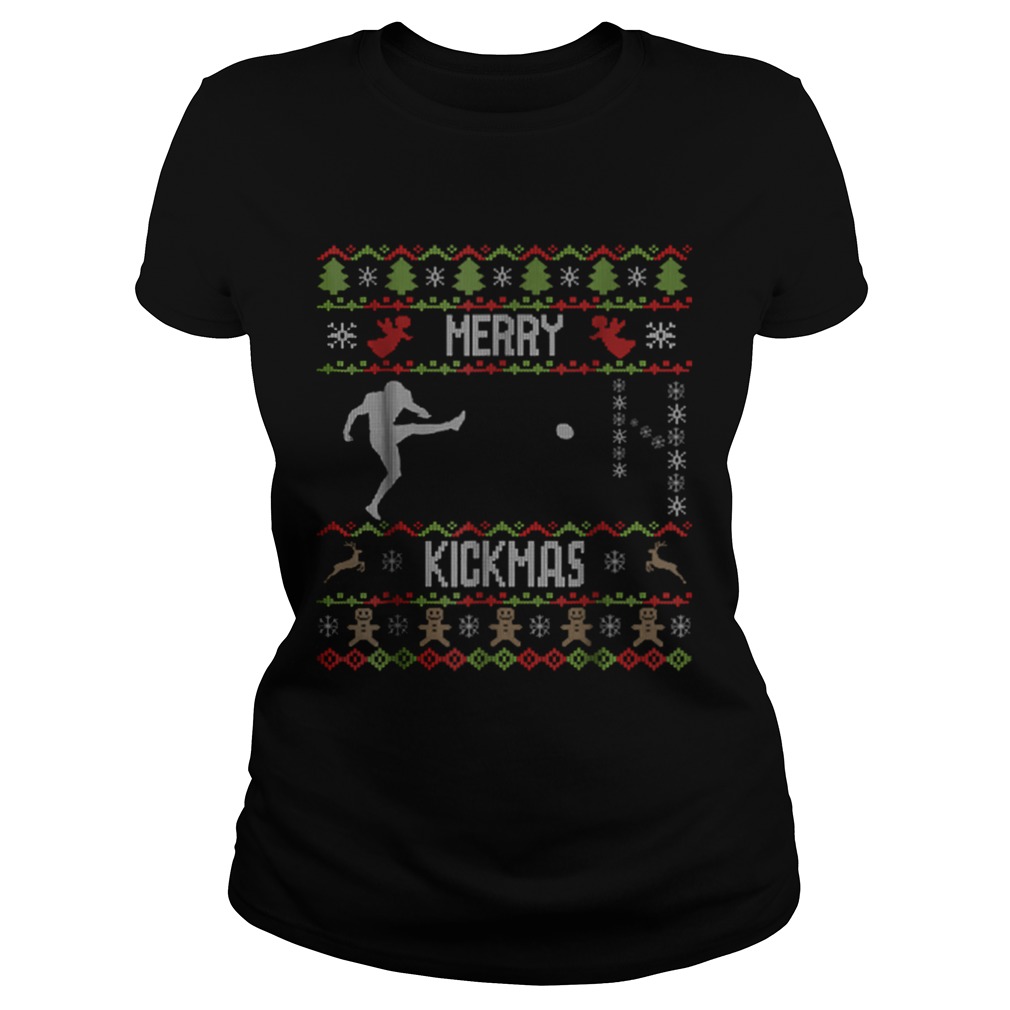 Ugly Christmas Football Sport Team Kicker Classic Ladies