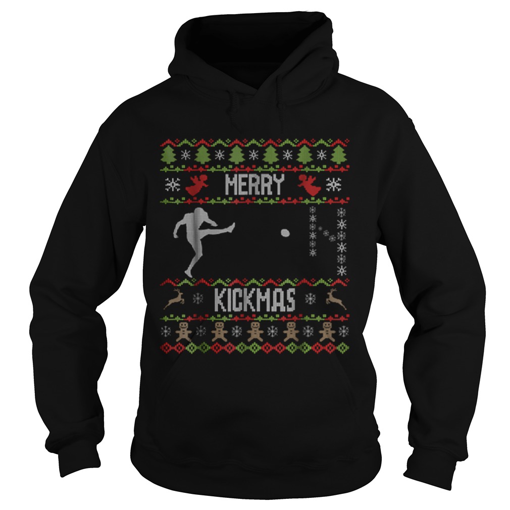 Ugly Christmas Football Sport Team Kicker Hoodie