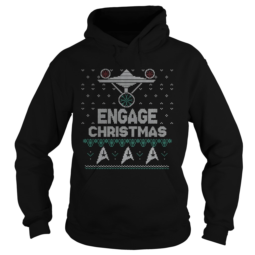 Ugly UFO engage christmas Hoodie