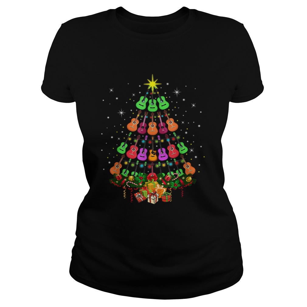 Ukulele Christmas Tree Merry Xmas Classic Ladies